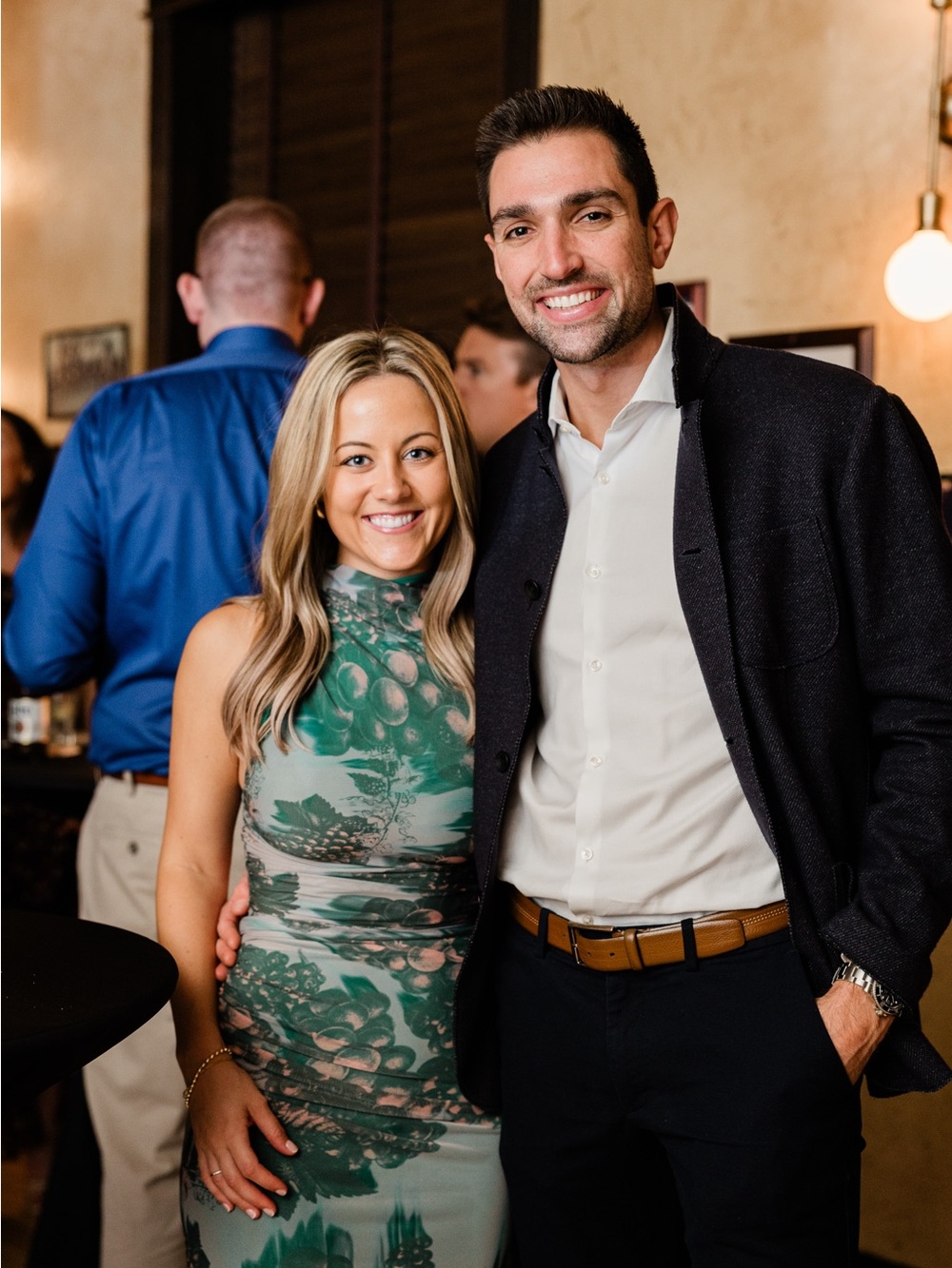 Sleeveless Green Patterned Sheath Dress